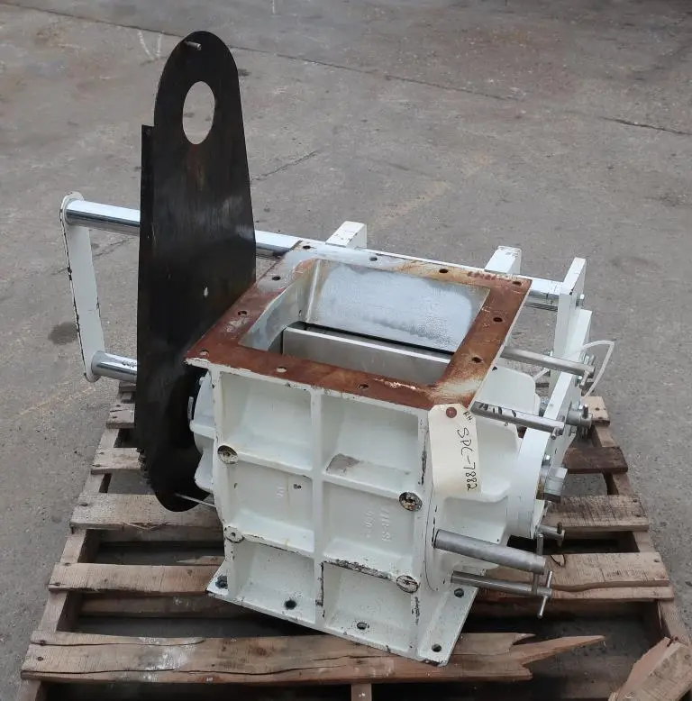 SPC7882  Valve 12" square  K-Tron Premier rotary airlock feeder Quick clean out.