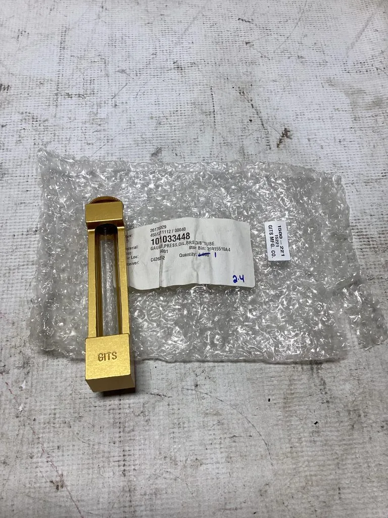 Gits 1500-221 Brass Liquid Level Gauge 3/8″ Sight Glass NIB