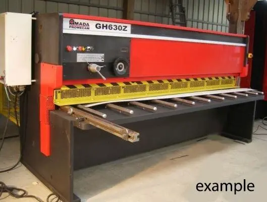 Used AMADA GH 3100 X 6 MM Sheet Metal Shears | Apt International N.V #365124