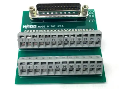 Used WAGO Rev. B D-Sub Module 25-Pin Printed Circuit Boards (PCB) Michigan US | Maverick Industrial Sales #1393546