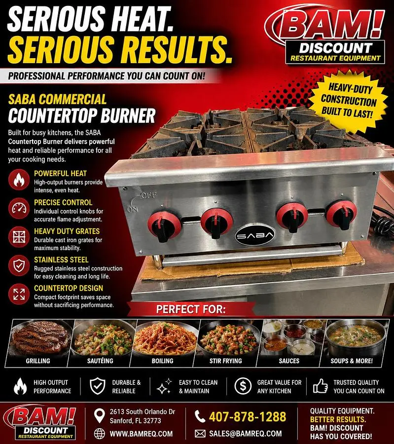 Used SABA HP-4 Hot Plates Florida US | BAM Discount Restaurant Equipment #1230666