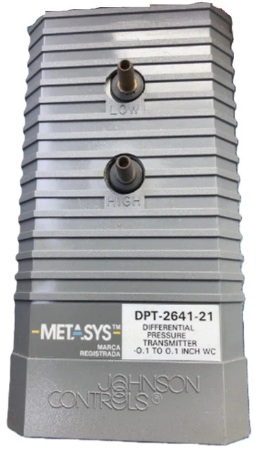Johnson Controls DPT-2641-21 Differential Pressure Transmitter, 0.1 to 0.1 WC [New]