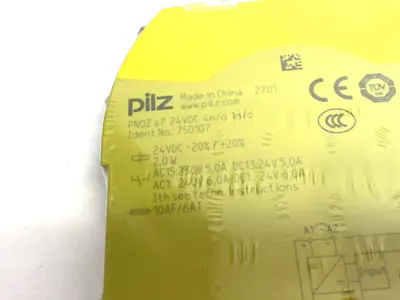 NEW PILZ SIGMA CONTACT SAFETY EXPANSION RELAY PNOZ S7 24VDC 4 N/O 1 N/C