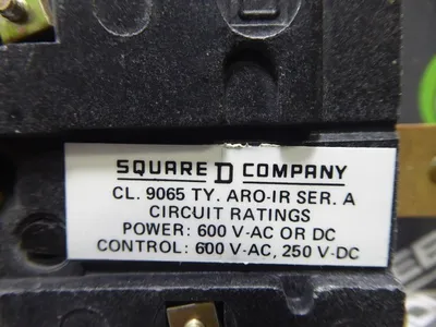 Square D 9065AR0-1R Thermal Overload Relay Ser. A 25A Open Type New NIB