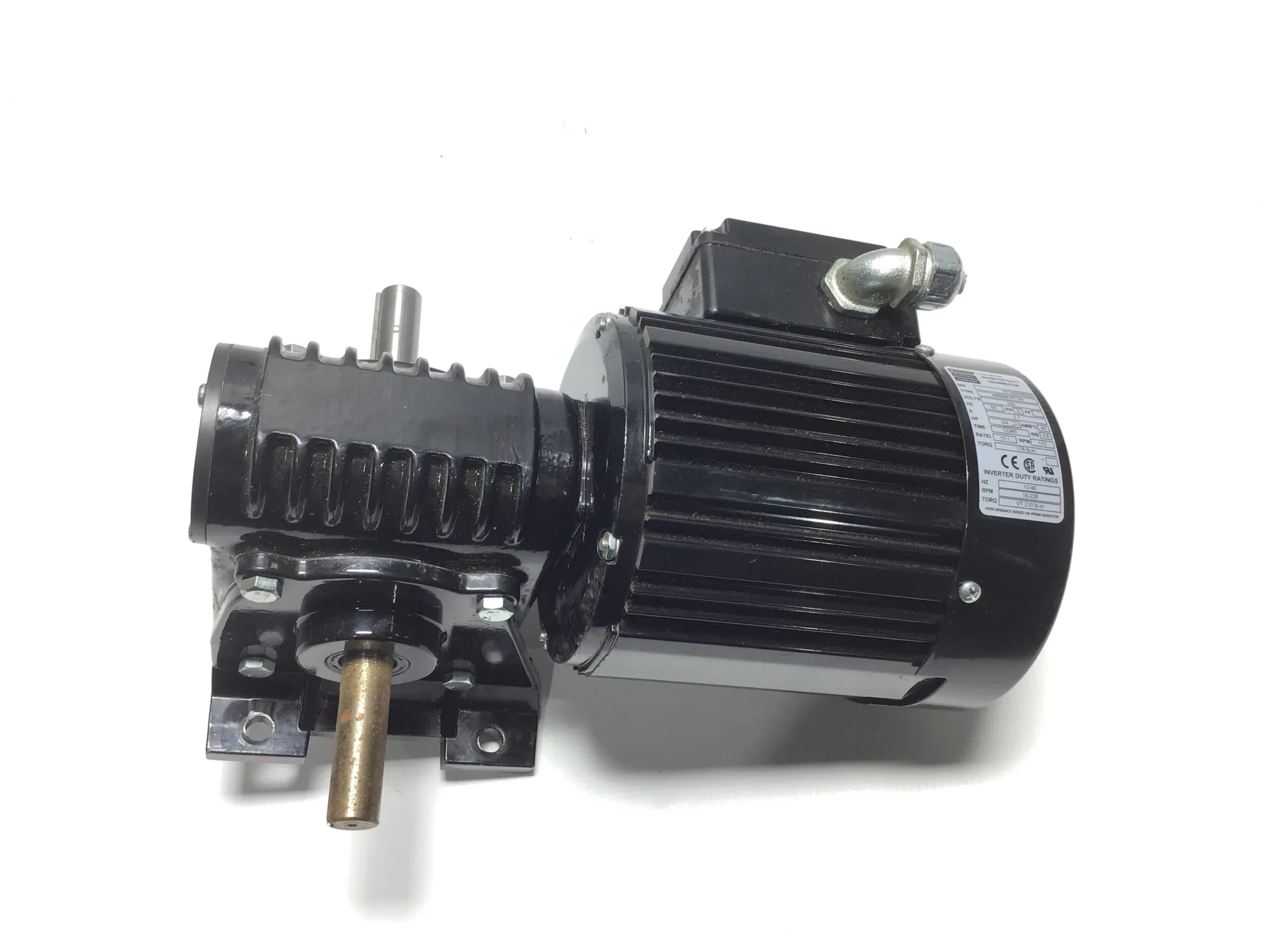 Bodine 48R6BFPP-5H Inverter Duty Gearmotor 3PH 3/4HP 10:1 Ratio