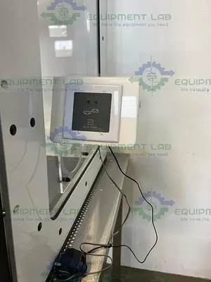 USED FLOW SCIENCES FSCQ03357 6 FT PPE SLIDING SASH VENTED BALANCE SAFETY ENCLOSURE