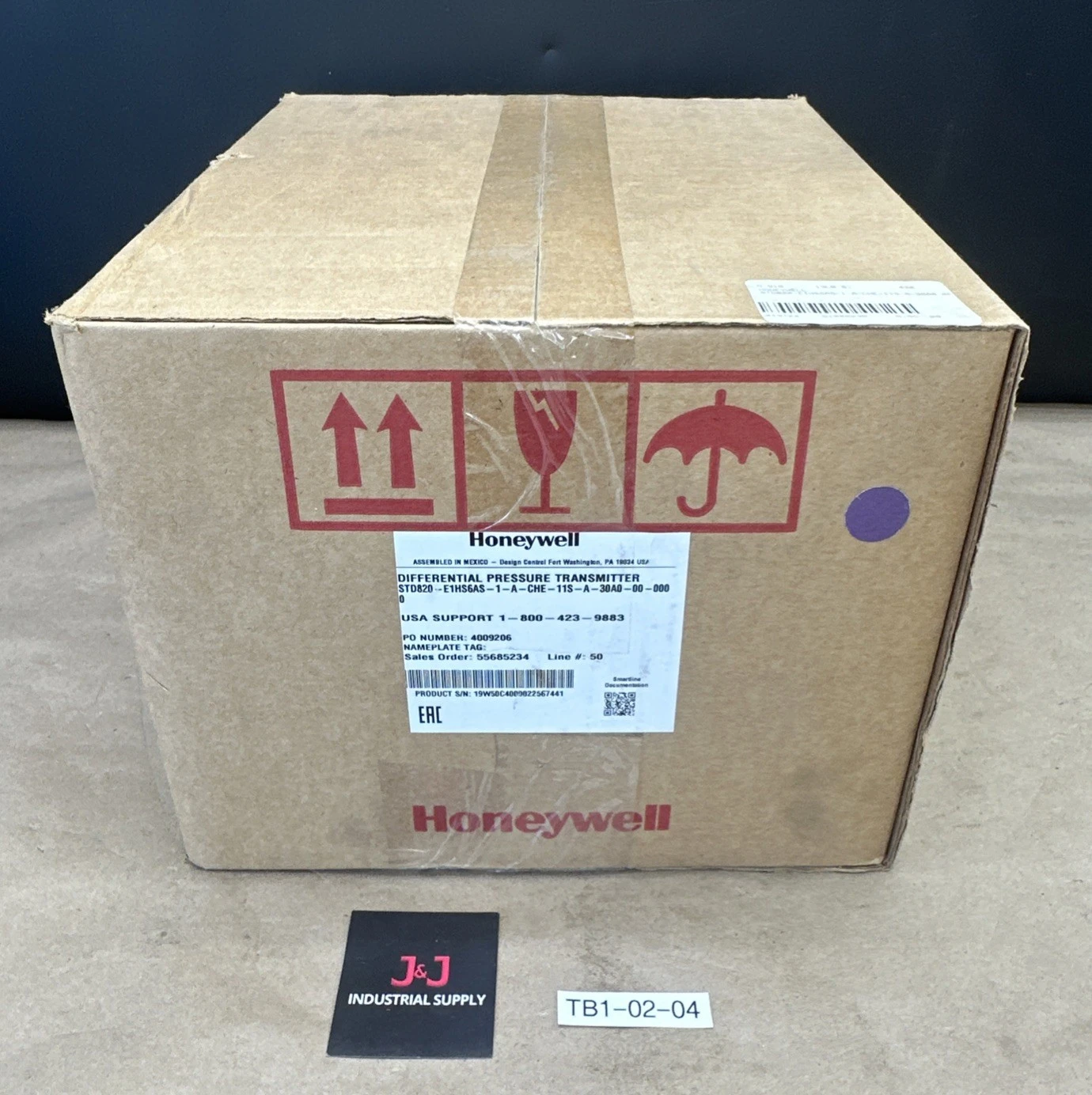 New | in-Stock Honeywell STD820-E1HS6AS-1-A-CHE-11S-A-30A0-00-000 Sensors Indiana US | J&J Industrial Supply #1258327