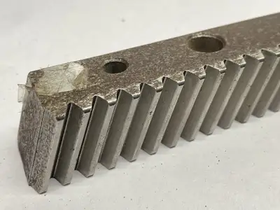 150 Tooth Gear Rack 1" Wide 39-3/4" Long - Used