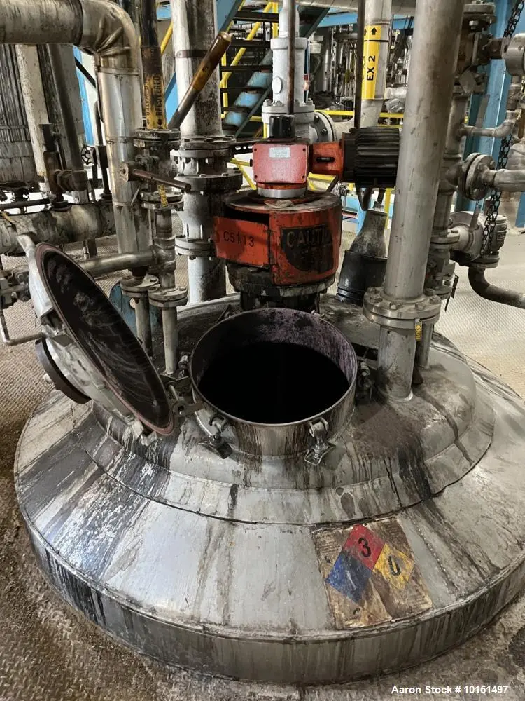 Alloy Fabricators Approximately 1,000 Gallon 304 Stainless Steel Reactor