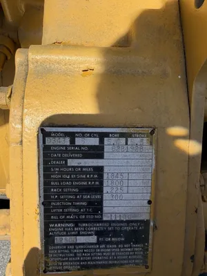 USED CATERPILLAR D343A