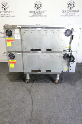 MIDDLEBY MARSHALL DOUBLE STACK PROPANE GAS SPLIT BELT PIZZA CONVEYOR OVEN MODEL PS636G (R TO L)
