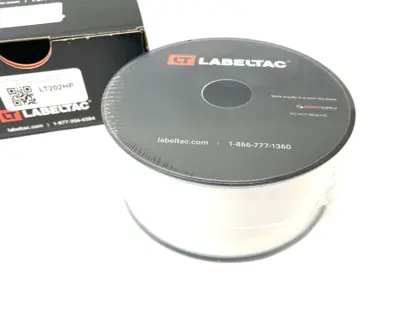 New | in-Stock LABELTAC PRO MODEL HIGH PERF. 10 YEAR VINYL LABEL 2" X 150' ROLL, WHITE Label Printers | Maverick Industrial Sales #1099037