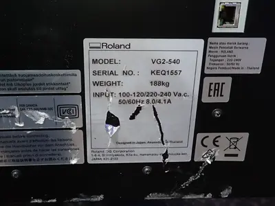Used ROLAND VG2540 Large Format Printers Ohio US | HGR 24 #729612