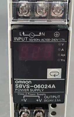 Omron S8VS-06024A AC/DC 24V 2.5A 60W Power Supply. 4D-20