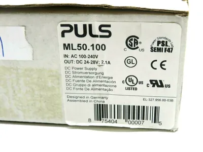 NEW PULS ML50.100 POWER SUPPLY ML50100