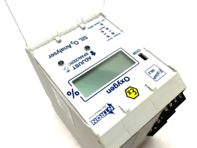 USED NTRON GAS MEASUREMENT SIL-O2-ANALYSER PROCESS GAS ANALYSER UNIT SILO2