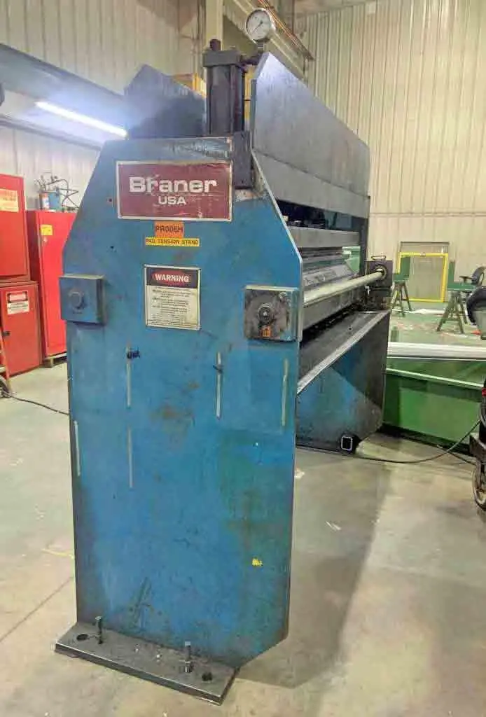 78" WIDE BRANER PAD POUNTED TENSION STAND. STOCK # 0790224