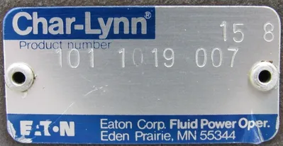NEW CHAR LYNN 101-1019-007 HYDRAULIC MOTOR 1011019007