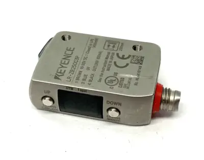 USED KEYENCE DISTANCE BASED LASER SENSOR M8 CONNECTOR BENT/DAMAGED