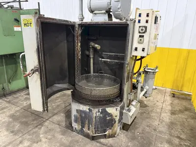 30" x 36" BETTER ENGINEERING MODEL #F-3000-P HEATED CABINET ROTARY TURNTABLE PARTS WASHER: YOBRO #24052