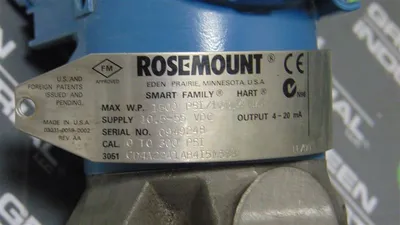 Rosemount 3051CD4A22A1AB4I5M5S2 Pressure Transmitter Flowmeter Used