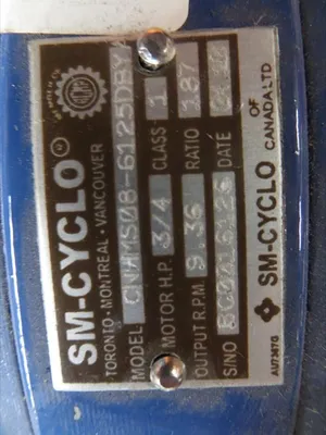 USED Sumitomo Cyclo CNHMS08-6125DBY