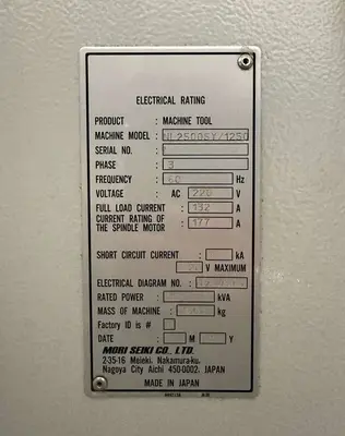 2011 MORI SEIKI NL2500SY/1250 CNC LATHES MULTI AXIS | Quick Machinery Sales, Inc. (20)