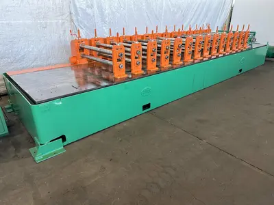 14 STAND X 3" ARBOR X 48" YODER  ROLLFORMER. STOCK # 0732822