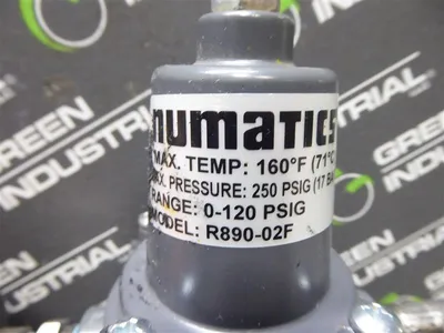Numatics R890-02F Air Pressure Regulator 0-120 PSIG Used