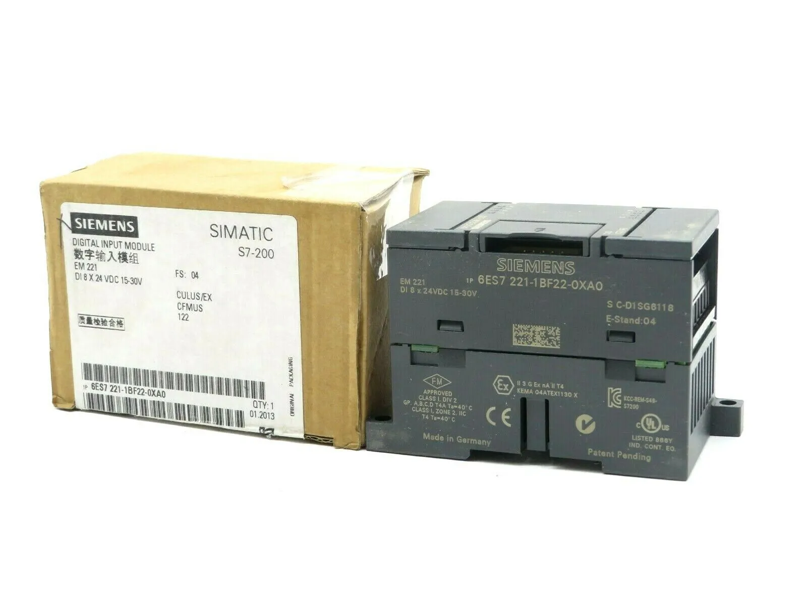 NEW SIEMENS 6ES7221-1BF22-0XA0 INPUT MODULE 6ES72211BF220XA0