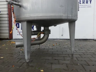 1200 l Used vertical stainless steel storage tank
