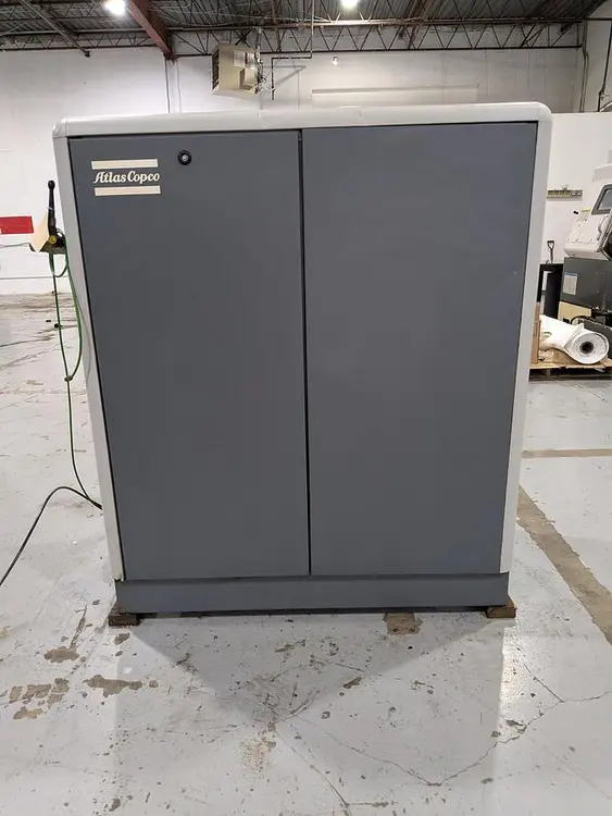 Used 2001 ATLAS COPCO GA22-FF Rotary Screw & Sliding Vane Air Compressors Ontario CA | Gizmo Machine Tools #565732