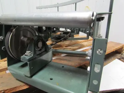 Hytrol 90 degreex15" Power corner slaved 1-3/8"dia rollers 6-1/2" frame