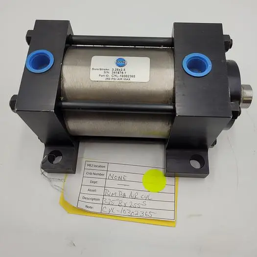 Used BIMBA BIMBA 10302365 CYL-10302365 250 PSI MAX AIR 3.25X2.5 Pneumatic Cylinders | ND Industrial Surplus #1218154