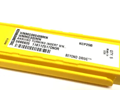 New | in-Stock KENNAMETAL KENLOC™ TURNING INSERT MEDIUM-NEGATIVE WNMG060408MN Inserts (Misc) | Maverick Industrial Sales #1100237