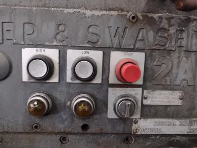 2A WARNER & SWASEY MODEL #M-3470 CROSS SLIDING TURRET LATHE: YOBRO #25009