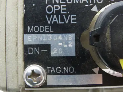 NDV Nippon EPN1304NB-L2 DN20 3/4" Flanged 3-Way Ball Valve & Pneumatic Actuator