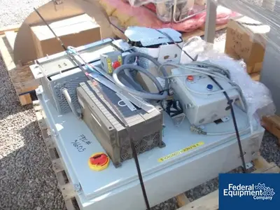 USED Patterson-Kelley 60 Cu Ft P-K Twin Shell Cross-Flow Twin Shell Blender, S/S, 115# Density