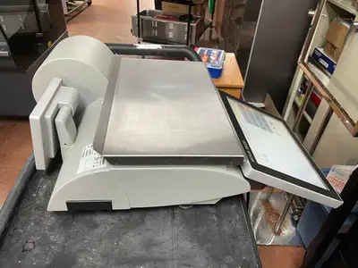 Used Toledo Used Toledo UCCW Smart Touch Counter Deli Produce Digital Scale with Printer 30lb Food Scales Illinois US | Falcon Restaurant Supply #1376079