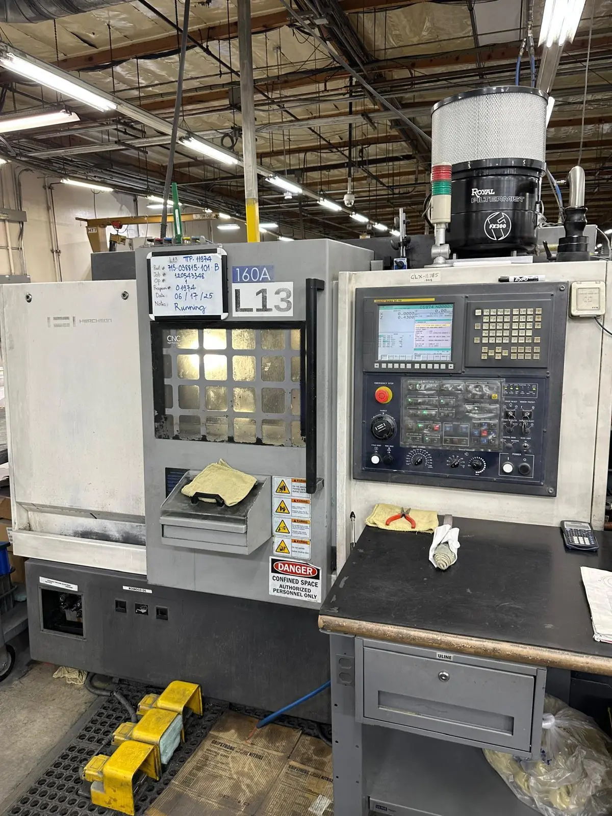 Used 2012 HWACHEON CUTEX 160 Must Move Immediately - Priced to