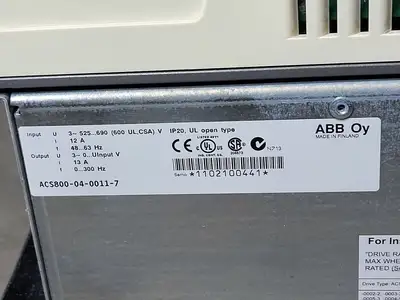 NEW ABB ACS800-04-0011-7