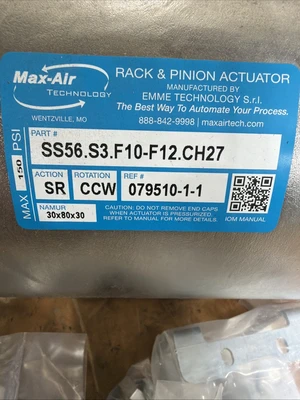 NEW Max Air SS56.S3.F10-F12.CH27
