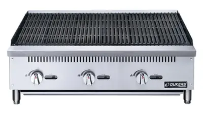 New | in-Stock Dukers New Dukers DCCB36 36 in. W Countertop Radiant Boiler Broilers Illinois US | Falcon Restaurant Supply #1375162