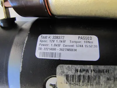 Delco Napa 246-0793 12V Starter with Solenoid 2460793
