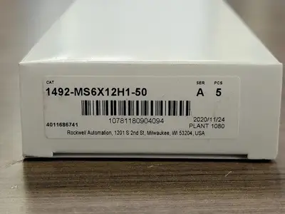 NEW ALLEN-BRADLEY 1492-MS6X12H1-50