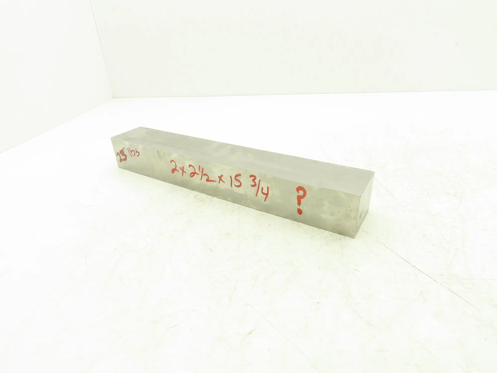 Steel Ground Flat Bar Stock 2-1/8" x 2-1/2"x 15-3/4"