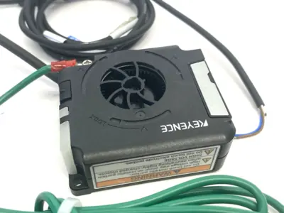 Used KEYENCE Compact Static Eliminator Fan, High-Frequency AC Electrostatic Air Cleaners Michigan US | Maverick Industrial Sales #1390589