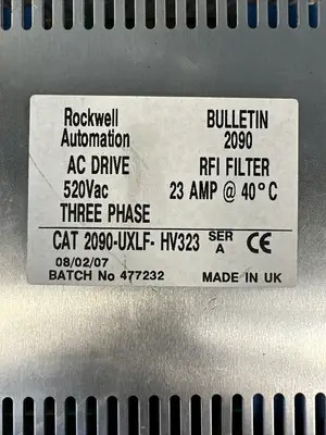 Allen Bradley RFI Filter 2090-UXLF-HV323 Ser. A (BIN-4.4.5)