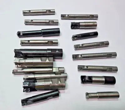 Lot of Machinist Tool Indexable End Mill Insert Shoulder Milling Cutter
