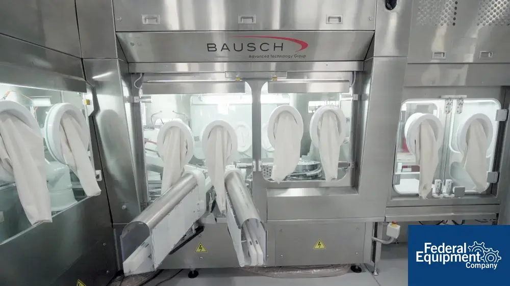 USED BAUSCH Advanced Technology Group Bausch Advanced Tech Isolated Filling and Closing machine, Type 515